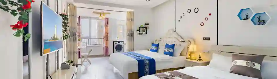 Qingyun Boutique Vacation Apartment (Weihai High-Speed Railway Station Hanlefang)