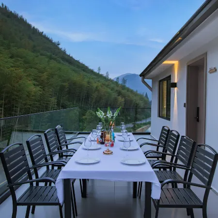 Suitable • 180° Mountain View Starry Sky Swimming Pool Forest Mountain Lodge (Cloud Grassland Store)