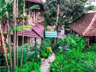 ホテルからの眺望 ウィスマ アリーズ ホテル ジョグジャカルタの写真