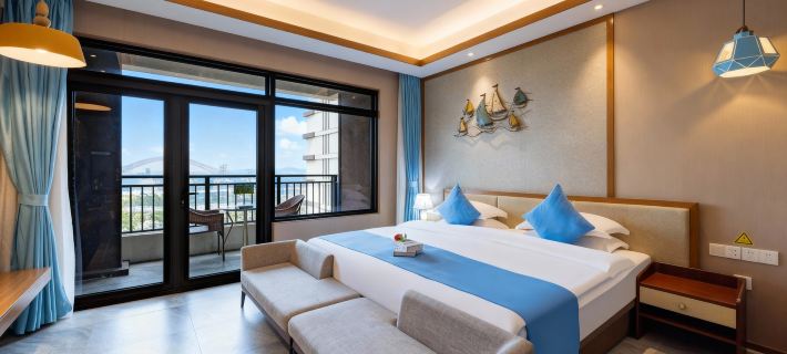 Mengyao. Sunshine Yiman Holiday Cottage (Chunxiao Wanbo Fish Resort Store) Hotels in Ningbo