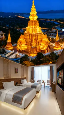 深淺·金塔臨畔 | 智控雅居酒店(景洪告莊西雙景星光夜市店) 鄰近告莊西雙景-(大門)3號門的酒店