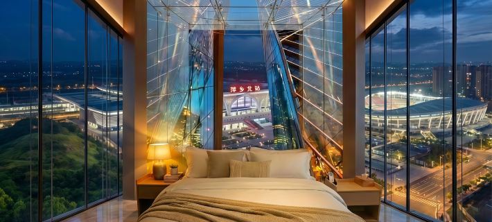 Jiangxi · QijShangli Mountain View Apartment (Pingxi Station Olympic Sports Center Branch) Hotels in Shangli