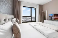 Belgrade Waterfront Riverside Apartments ベルグラード見本市周辺のホテル