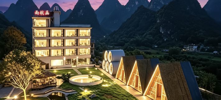 Huahangyu Hotel (Xingping 20 Yuan Scenic Area) Các khách sạn ở Dương Sóc