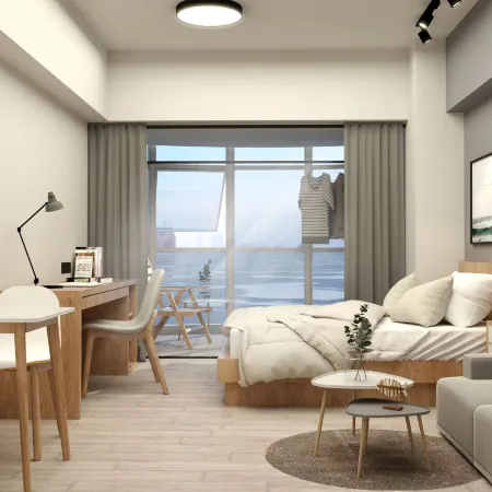 Wei C Executive Apartment (Shenzhen Convention and Exhibition Center Jingtian Subway Station) Отели рядом с достопримечательностью «Библиотекам Шэньчжэнь»