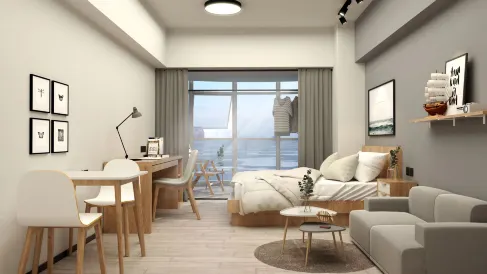 Wei C Executive Apartment (Shenzhen Convention and Exhibition Center Jingtian Subway Station)