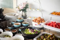 YUN SHANG LUOLUO Hotel(Wenzhou Liushi) - Morgenmad