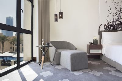 デラックスプールビュールーム(ツインベッド×2) マンジル ダウンタウン ドバイの写真