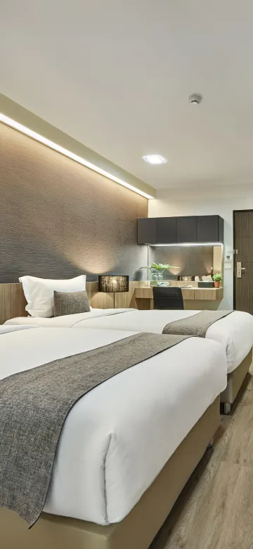 ห้องซูพีเรียร์ เตียงเดี่ยว 2 เตียง