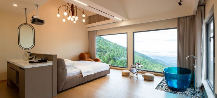 Yi Shan Ban Jing Hotéis em Mounte Lu