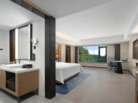 黄山景勝地南大門乗り換えセンターハンプトンbyヒルトンホテル 湯口鎮周辺のホテル