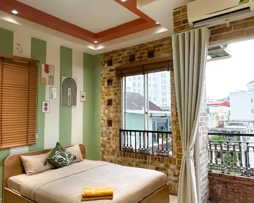Saigon Riverside Retreat - Bright Balcony Studio with City View near Ben Thanh Market Hotels near Russian Market