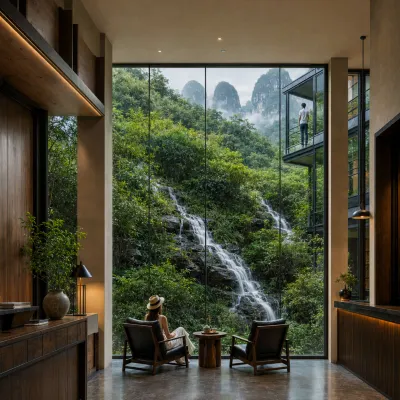 Yangshuo Moye Villa | Moye Villa Guilin Landscape Resort Hotel (Shili Gallery Yulong River Branch) Hotel berhampiran Bukit Moon Hill