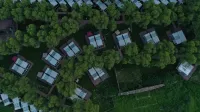 Nalati Muxing Valley Starry Sky Hotel - مطابخ