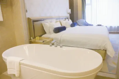 Fuyue Hotel Zimmer (Queensize-Bett)