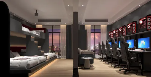 Carl Jinjie E-sports Hotel (Zhanjiang North Station Dingsheng Plaza Branch)