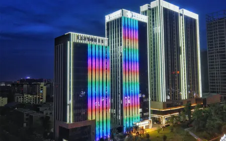 Zhongying International Hotel (Meishan Renshou Tianfu Avenue) Отели рядом с достопримечательностью «Sichuan Vocational College of Science and Technology (Western District)»