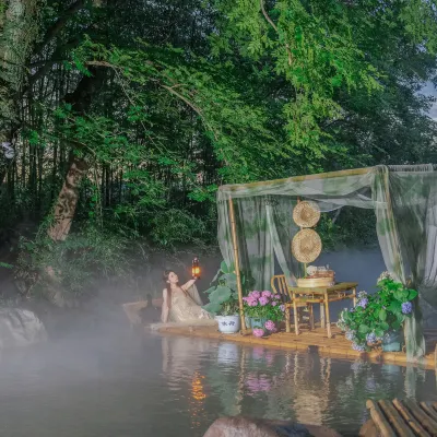 Anji Qixin Stream Swing Valley Villa Hot Spring Family Retreat Hoteles cerca de Yinkeng Scenic Spot