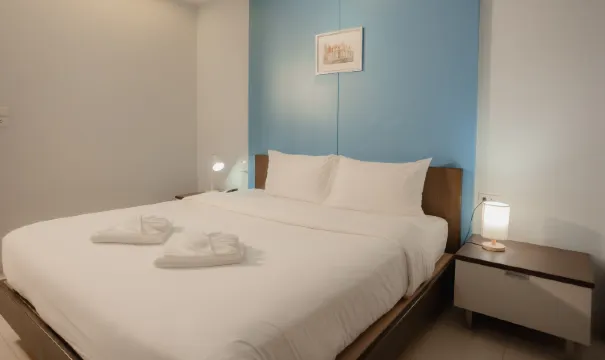 ห้องดีลักซ์ เตียงใหญ่ 1 เตียง