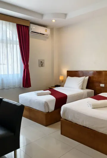 ห้องดีลักซ์ เตียงเดี่ยว 2 เตียง