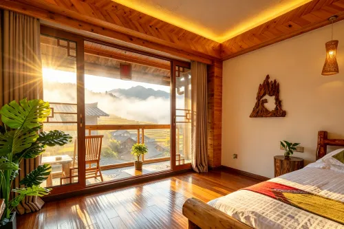 Longji Longshang Inn|Retire Ridge Inn | Longji Terrace Seven Stars with Moon Observation Deck)
