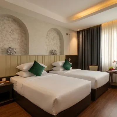 Bon Ami Hotel - Thiên Xuân โรงแรมใกล้ย่านช้อปปิ้งไซง่อนสแควร์ 1 - นามกีกอยเงีย