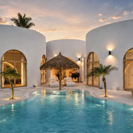 White Curve Villa