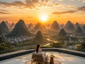 Yangshuo·JUE | AWAKENING • Viewing Guilin Landscape • Garden Pool • Resort Mansion