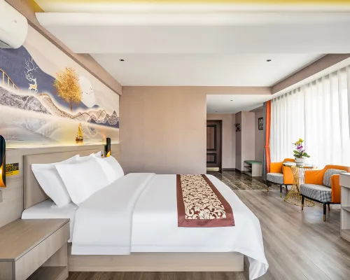Shengya Hotel (Harbin West Railway Station Haxi Wanda Plaza) Hotel dekat Stasiun Kereta Harbin Barat
