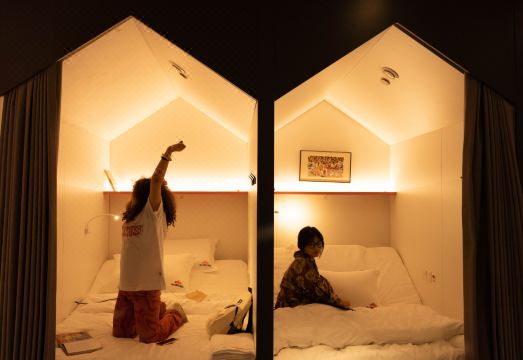 유스호스텔 공용 거실