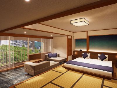 【禁煙】スーペリア和ベッドツイン 鬼怒川観光ホテルの写真