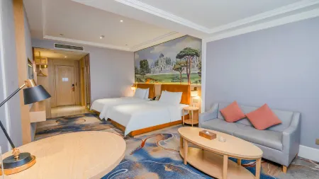 JOY Jinshang Smart Hotel (Hami Railway Station Branch of Tianma Mall) Отели в г. Хами