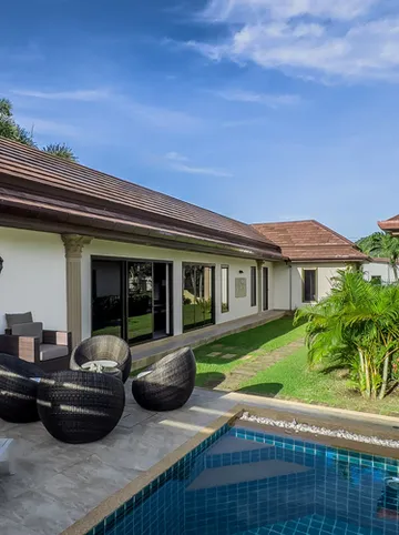 รูปภาพของการ์เดนบังกะโล 4 ห้องนอนพร้อมสระว่ายน้ำส่วนตัว