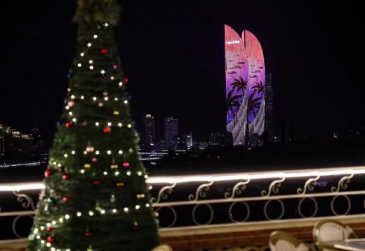 이주 호텔 옥상 테라스 뷰