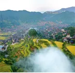 The Streamscape Retreat at Xijiang - pemandangan pegunungan
