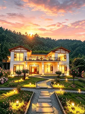 棲崖林舍民宿（屏山峽谷店） - 山景