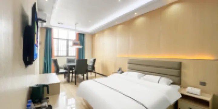 Jiangmen Wanyue Hotel Apartment - MAHJONG ENTRETENIMIENTO Rala De Cama Doble