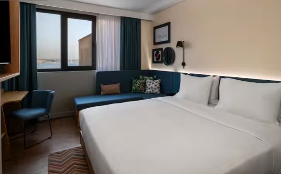 호텔 조식 전경