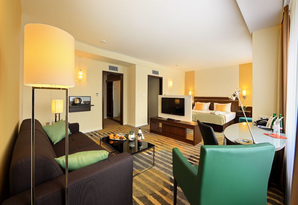 호텔 두오 프라하 침실