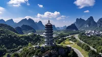 Guilin Yachne· Landscape Mirror Hotel (Guilin Railway Station and the Mixc mall Branch) - pemandangan pegunungan