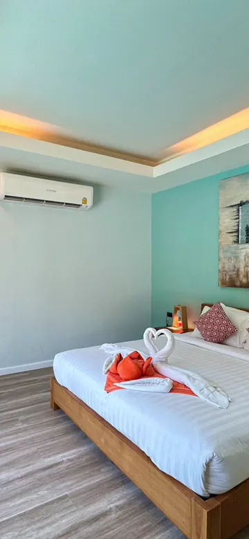 วิลล่าแบบหนึ่งห้องนอนพร้อมสระว่ายน้ำ