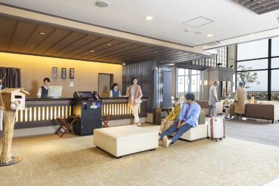 フロントデスク 湯快リゾート 皆生温泉 かいけ彩朝楽の写真