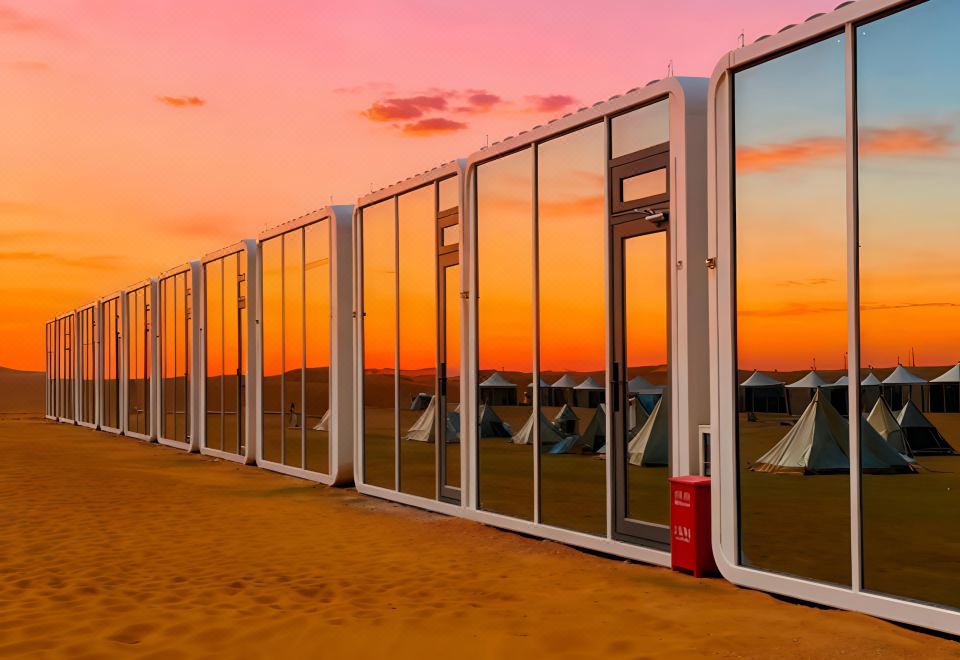 사하이 주이멍 루잉기지의 이색적인 캠핑 분위기