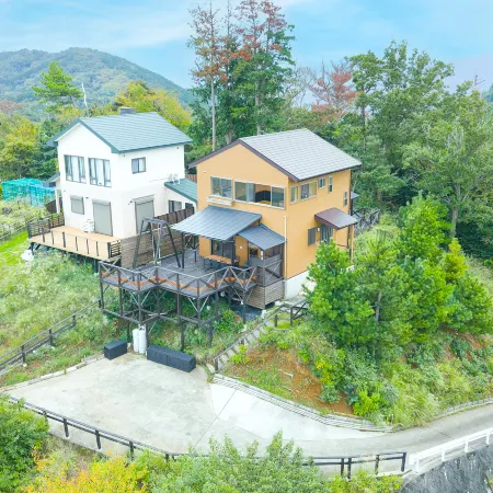 BBQ and sauna included | A high platform villa with a view of the sea and sky
