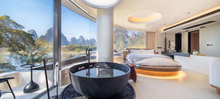 Mochi Luxury River View Resort Hotel (Yangshuo Xingping Ancient Town Li River Scenic Area) 양숴 호텔