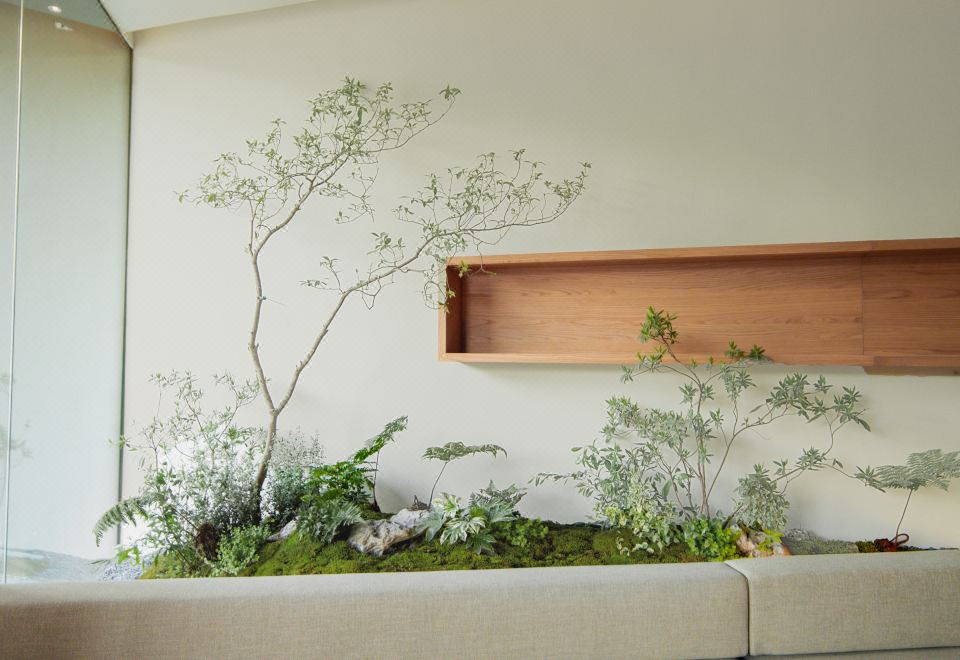 코트야드 호텔 상하이의 현대적인 욕실