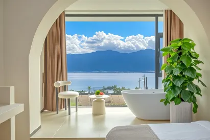 Cloud Tour Small Building · Designer Sea View Meisu  (Dali Double Gallery Shop)