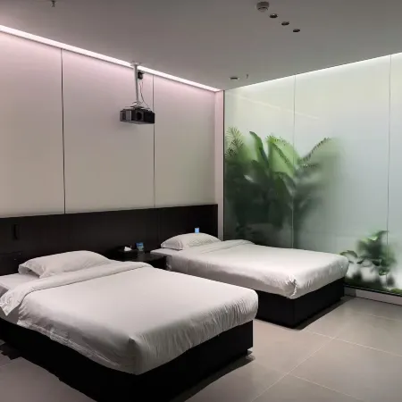 Muqi · Cinema-style Smart Hotel (Yanji Yanbian University Internet Celebrity Bullet Screen Wall)
