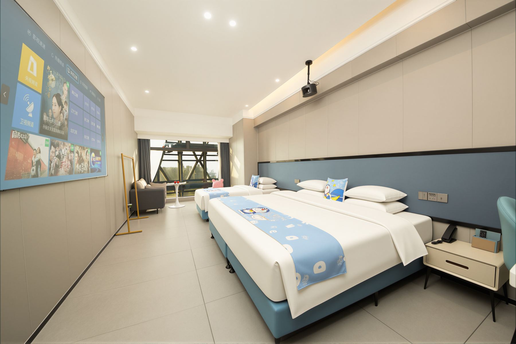 Themed Family Room (Extra Spacious + Zero-Pressure Sleep System + Washer-Dryer Combo + Refrigerator)