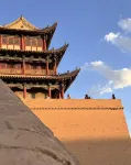 Licheng Ruixuan Hotel (Jiayuguan Xiongguan Square Branch) - غرفة مطلة على الجبل